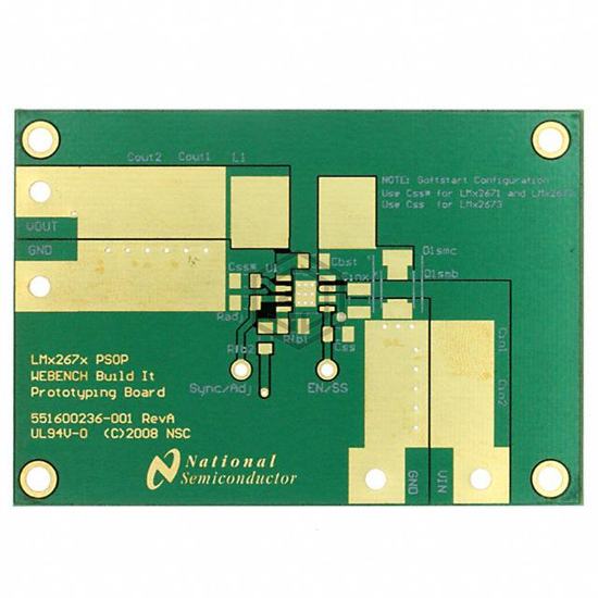 551600236-001/NOPB - Texas Instruments - Evaluation Boards - DC/DC & AC/DC (Off-Line) SMPS