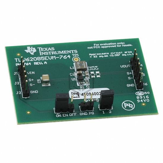 TLV62085EVM-764 - Texas Instruments - Evaluation Boards - DC/DC & AC/DC (Off-Line) SMPS