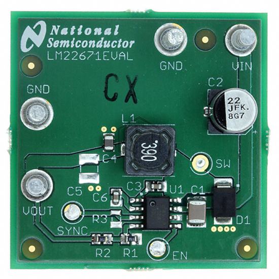 LM22671EVAL/NOPB - Texas Instruments - Evaluation Boards - DC/DC & AC/DC (Off-Line) SMPS