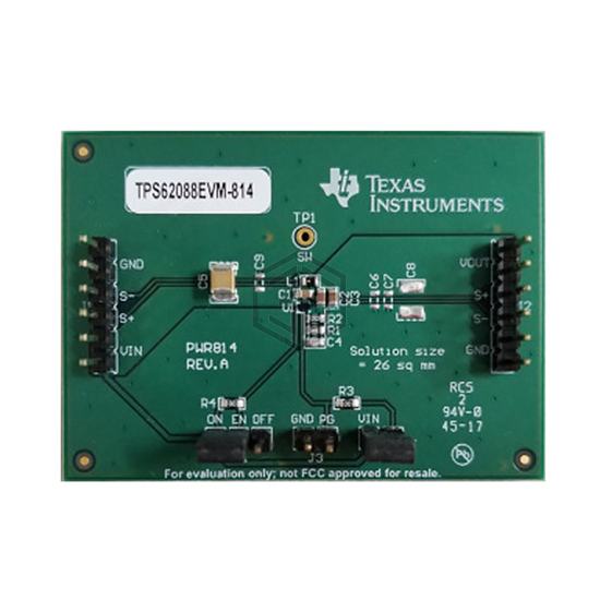 TPS62088EVM-814 - Texas Instruments - Evaluation Boards - DC/DC & AC/DC (Off-Line) SMPS