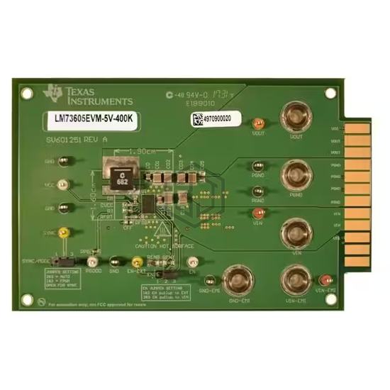 LM73605EVM-5V-400K - Texas Instruments - Evaluation Boards - DC/DC & AC/DC (Off-Line) SMPS