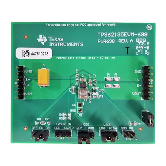 TPS62135EVM-698 - Texas Instruments - Evaluation Boards - DC/DC & AC/DC (Off-Line) SMPS