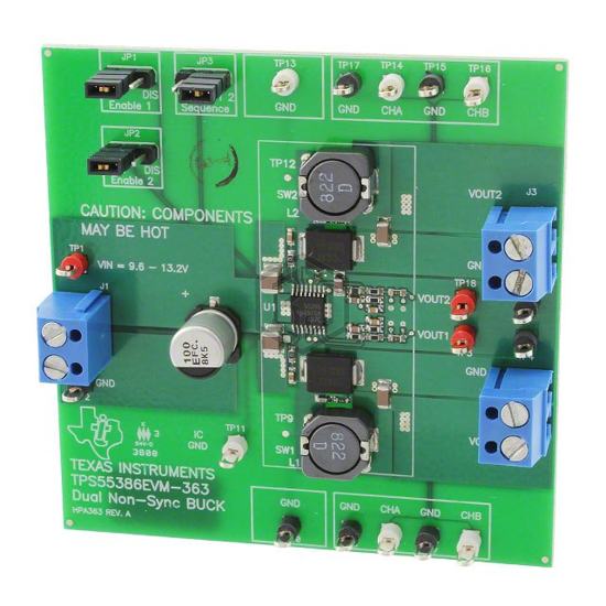 TPS55386EVM-363 - Texas Instruments - Evaluation Boards - DC/DC & AC/DC (Off-Line) SMPS