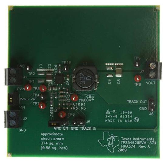 TPS54620EVM-374 - Texas Instruments - Evaluation Boards - DC/DC & AC/DC (Off-Line) SMPS