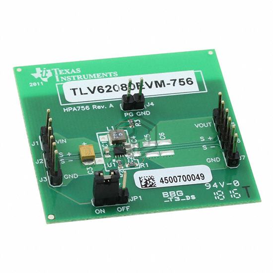 TLV62080EVM-756 - Texas Instruments - Evaluation Boards - DC/DC & AC/DC (Off-Line) SMPS