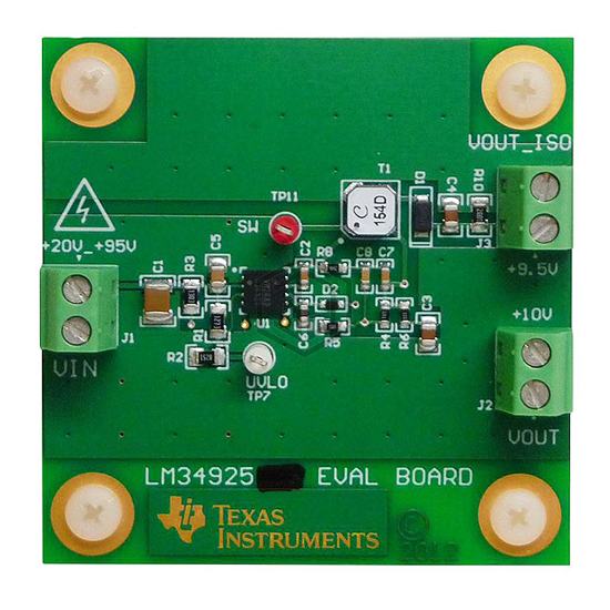 LM34925EVAL/NOPB - Texas Instruments - Evaluation Boards - DC/DC & AC/DC (Off-Line) SMPS