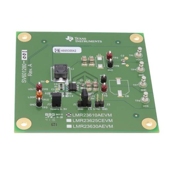 LMR23610AEVM - Texas Instruments - Evaluation Boards - DC/DC & AC/DC (Off-Line) SMPS