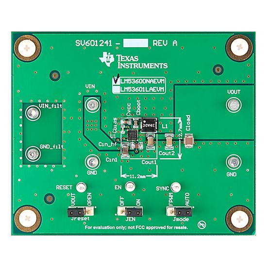 LM53600NAEVM - Texas Instruments - Evaluation Boards - DC/DC & AC/DC (Off-Line) SMPS