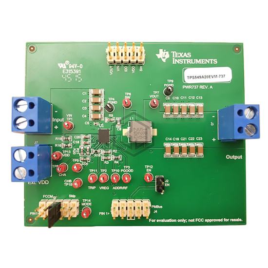 TPS549A20EVM-737 - Texas Instruments - Evaluation Boards - DC/DC & AC/DC (Off-Line) SMPS