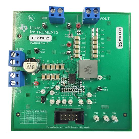 TPS549D22EVM-784 - Texas Instruments - Evaluation Boards - DC/DC & AC/DC (Off-Line) SMPS
