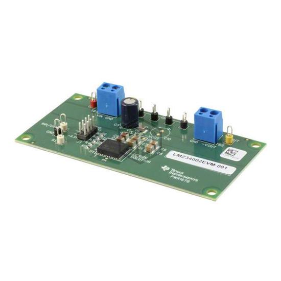LMZ34002EVM-001 - Texas Instruments - Evaluation Boards - DC/DC & AC/DC (Off-Line) SMPS