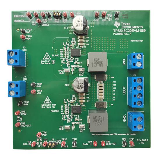 TPS543C20EVM-869 - Texas Instruments - Evaluation Boards - DC/DC & AC/DC (Off-Line) SMPS