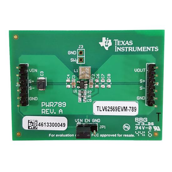 TLV62569EVM-789 - Texas Instruments - Evaluation Boards - DC/DC & AC/DC (Off-Line) SMPS