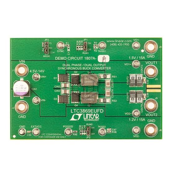DC1807A-A - Analog Devices Inc. - Evaluation Boards - DC/DC & AC/DC (Off-Line) SMPS