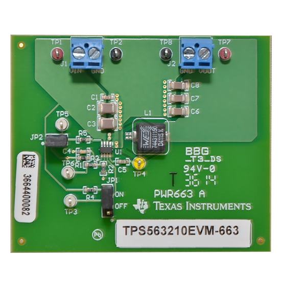 TPS563210EVM-663 - Texas Instruments - Evaluation Boards - DC/DC & AC/DC (Off-Line) SMPS