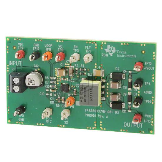 TPS55010EVM-051 - Texas Instruments - Evaluation Boards - DC/DC & AC/DC (Off-Line) SMPS
