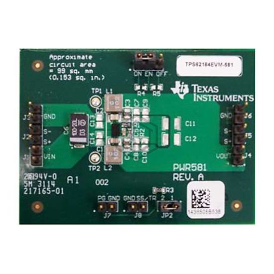 TPS62184EVM-581 - Texas Instruments - Evaluation Boards - DC/DC & AC/DC (Off-Line) SMPS