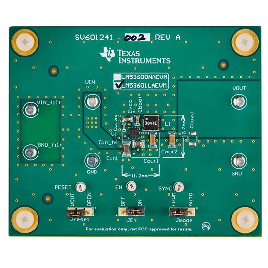 LM53601LAEVM - Texas Instruments - Evaluation Boards - DC/DC & AC/DC (Off-Line) SMPS