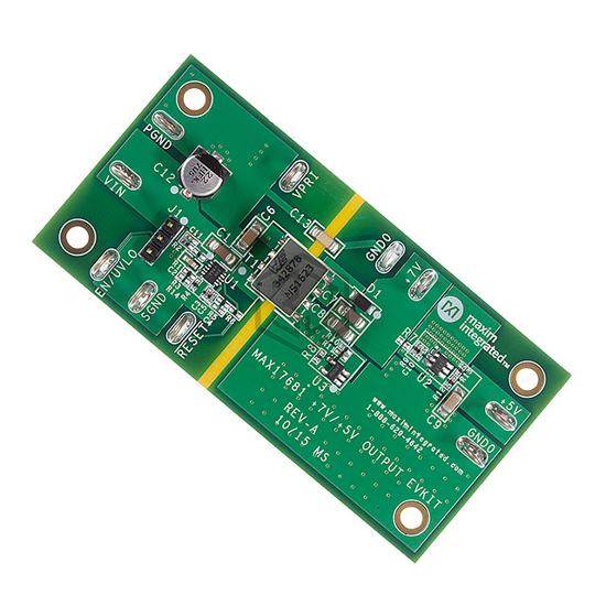 MAX17681EVKITD# - Analog Devices Inc./Maxim Integrated - Evaluation Boards - DC/DC & AC/DC (Off-Line) SMPS