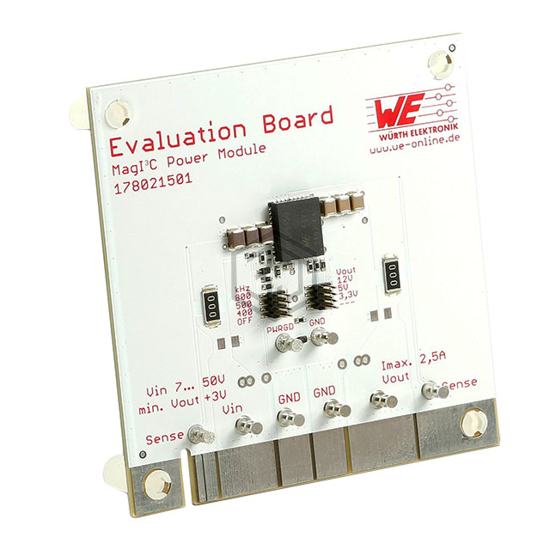 178021501 - Würth Elektronik - Evaluation Boards - DC/DC & AC/DC (Off-Line) SMPS
