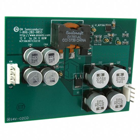 NCP3063BSTEXGEVB - onsemi - Evaluation Boards - DC/DC & AC/DC (Off-Line) SMPS