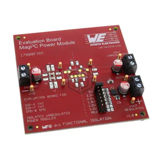 17800FISM - Würth Elektronik - Evaluation Boards - DC/DC & AC/DC (Off-Line) SMPS