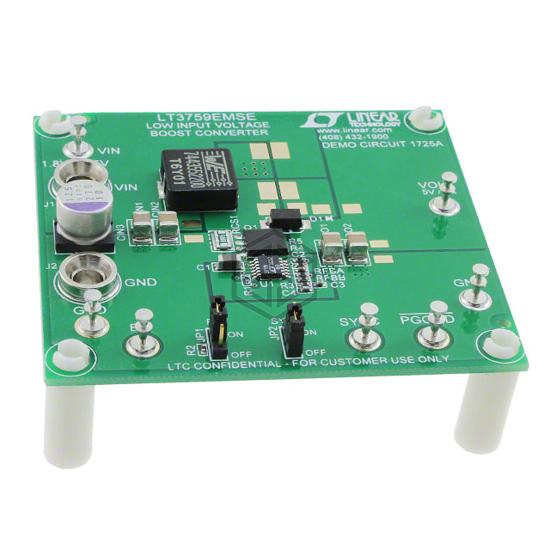 DC1725A - Analog Devices Inc. - Evaluation Boards - DC/DC & AC/DC (Off-Line) SMPS