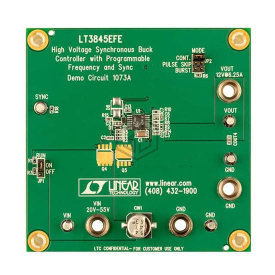 DC1073A - Analog Devices Inc. - Evaluation Boards - DC/DC & AC/DC (Off-Line) SMPS
