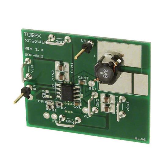 XC9248B08-EVB-5.0V - Torex Semiconductor Ltd - Evaluation Boards - DC/DC & AC/DC (Off-Line) SMPS