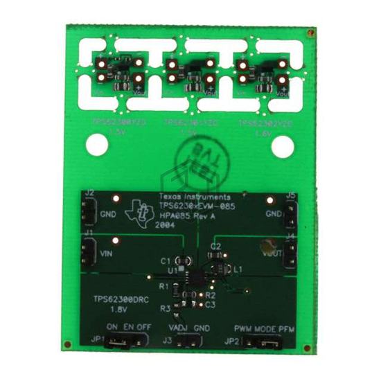 TPS62300EVM-085 - Texas Instruments - Evaluation Boards - DC/DC & AC/DC (Off-Line) SMPS