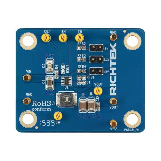 EVB_RT6208GE - Richtek USA Inc. - Evaluation Boards - DC/DC & AC/DC (Off-Line) SMPS