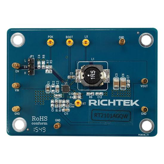 EVB_RT2101AGQW - Richtek USA Inc. - Evaluation Boards - DC/DC & AC/DC (Off-Line) SMPS