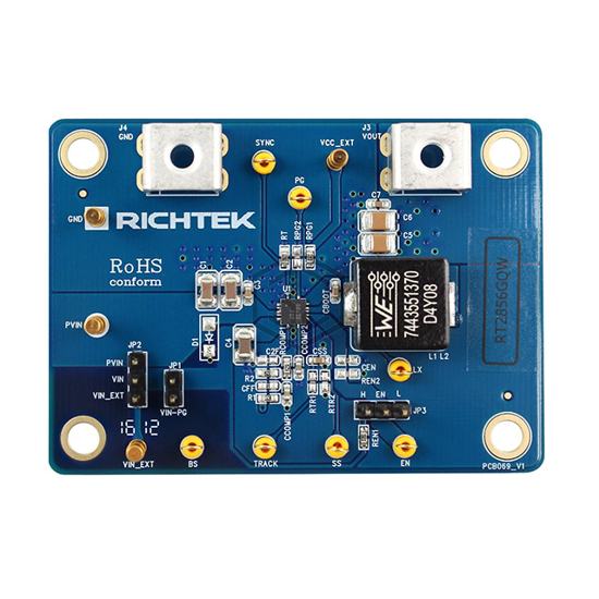 EVB_RT2856GQW - Richtek USA Inc. - Evaluation Boards - DC/DC & AC/DC (Off-Line) SMPS
