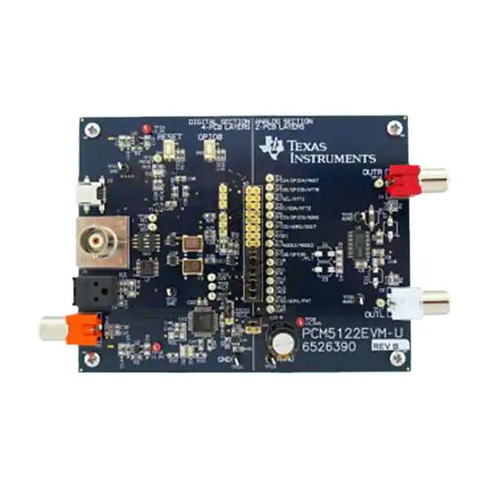 PCM5122EVM-U - Texas Instruments - Evaluation Boards - Digital to Analog Converters (DACs)