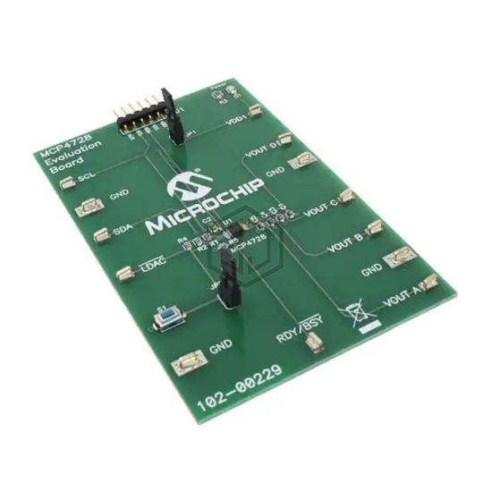 MCP4728EV - Microchip Technology - Evaluation Boards - Digital to Analog Converters (DACs)