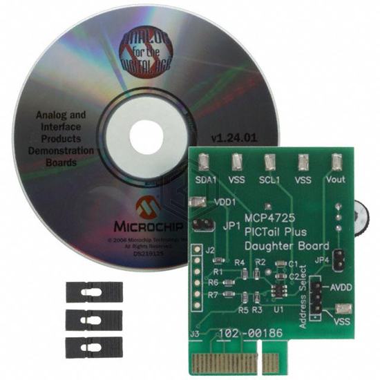 MCP4725DM-PTPLS - Microchip Technology - Evaluation Boards - Digital to Analog Converters (DACs)