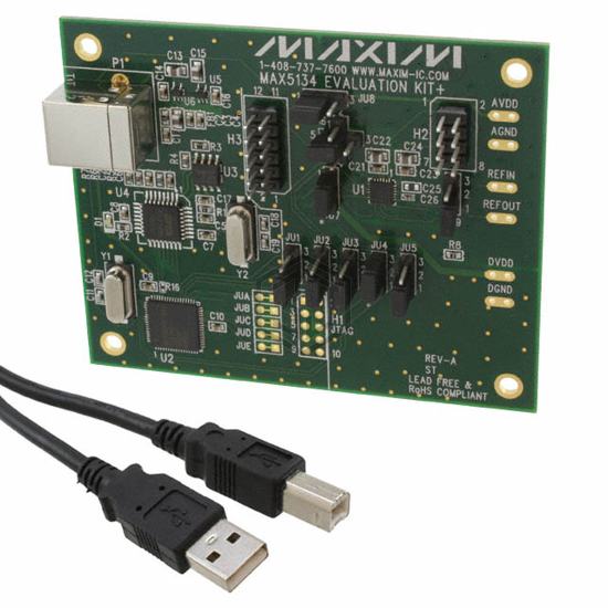 MAX5134EVKIT+ - Analog Devices Inc./Maxim Integrated - Evaluation Boards - Digital to Analog Converters (DACs)