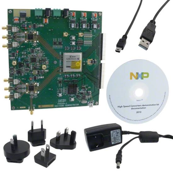 DAC1408D750W1/DB,598 - NXP USA Inc. - Evaluation Boards - Digital to Analog Converters (DACs)
