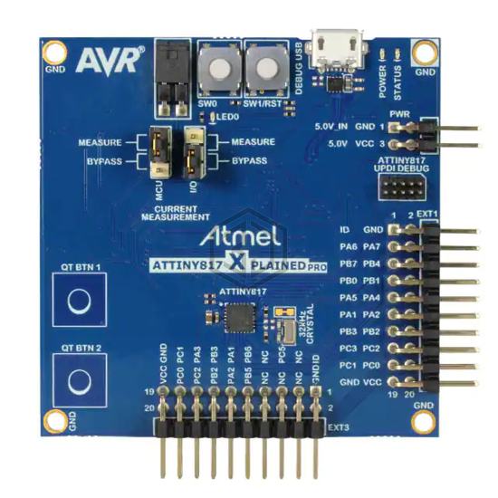 ATTINY817-XPRO - Microchip Technology - Evaluation Boards - Embedded - MCU, DSP