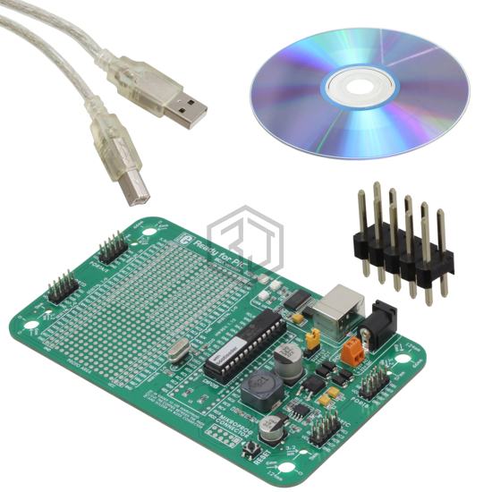 MIKROE-1280 - MikroElektronika - Evaluation Boards - Embedded - MCU, DSP