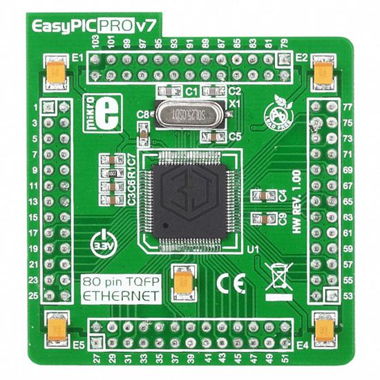 MIKROE-1000 - MikroElektronika - Evaluation Boards - Embedded - MCU, DSP