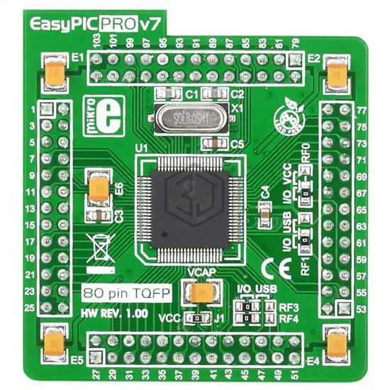 MIKROE-999 - MikroElektronika - Evaluation Boards - Embedded - MCU, DSP