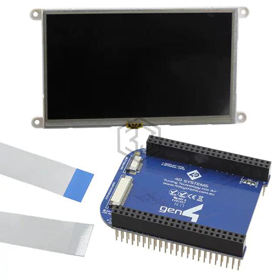 GEN4-4DCAPE-70T - 4D Systems Pty Ltd - Evaluation Boards - Expansion Boards, Daughter Cards
