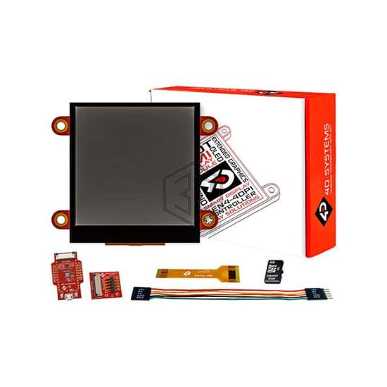 SK-PIXXILCD-25P4-CTP - 4D Systems Pty Ltd - Evaluation Boards - Expansion Boards, Daughter Cards