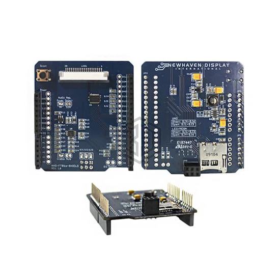NHD-FT81X-SHIELD - Newhaven Display Intl - Evaluation Boards - Expansion Boards, Daughter Cards
