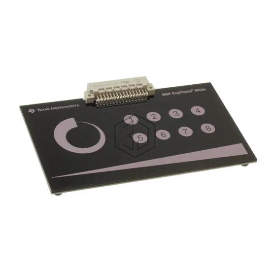 CAPTIVATE-BSWP - Texas Instruments - Evaluation Boards - Expansion Boards, Daughter Cards