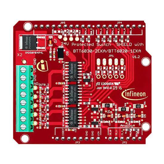 24VSHIELDBTT6030TOBO1 - Infineon Technologies - Evaluation Boards - Expansion Boards, Daughter Cards
