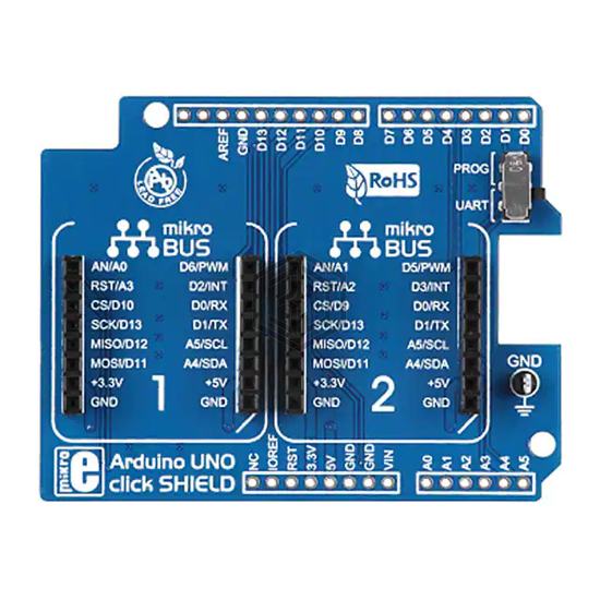 MIKROE-1581 - MikroElektronika - Evaluation Boards - Expansion Boards, Daughter Cards