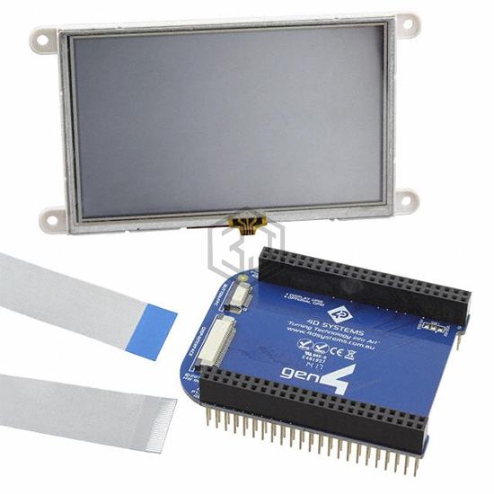 GEN4-4DCAPE-50T - 4D Systems Pty Ltd - Evaluation Boards - Expansion Boards, Daughter Cards