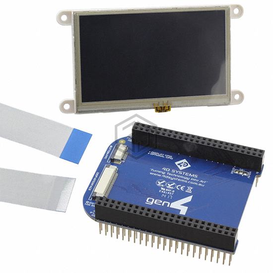 GEN4-4DCAPE-43T - 4D Systems Pty Ltd - Evaluation Boards - Expansion Boards, Daughter Cards